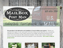 Tablet Screenshot of mailboxpostman.com